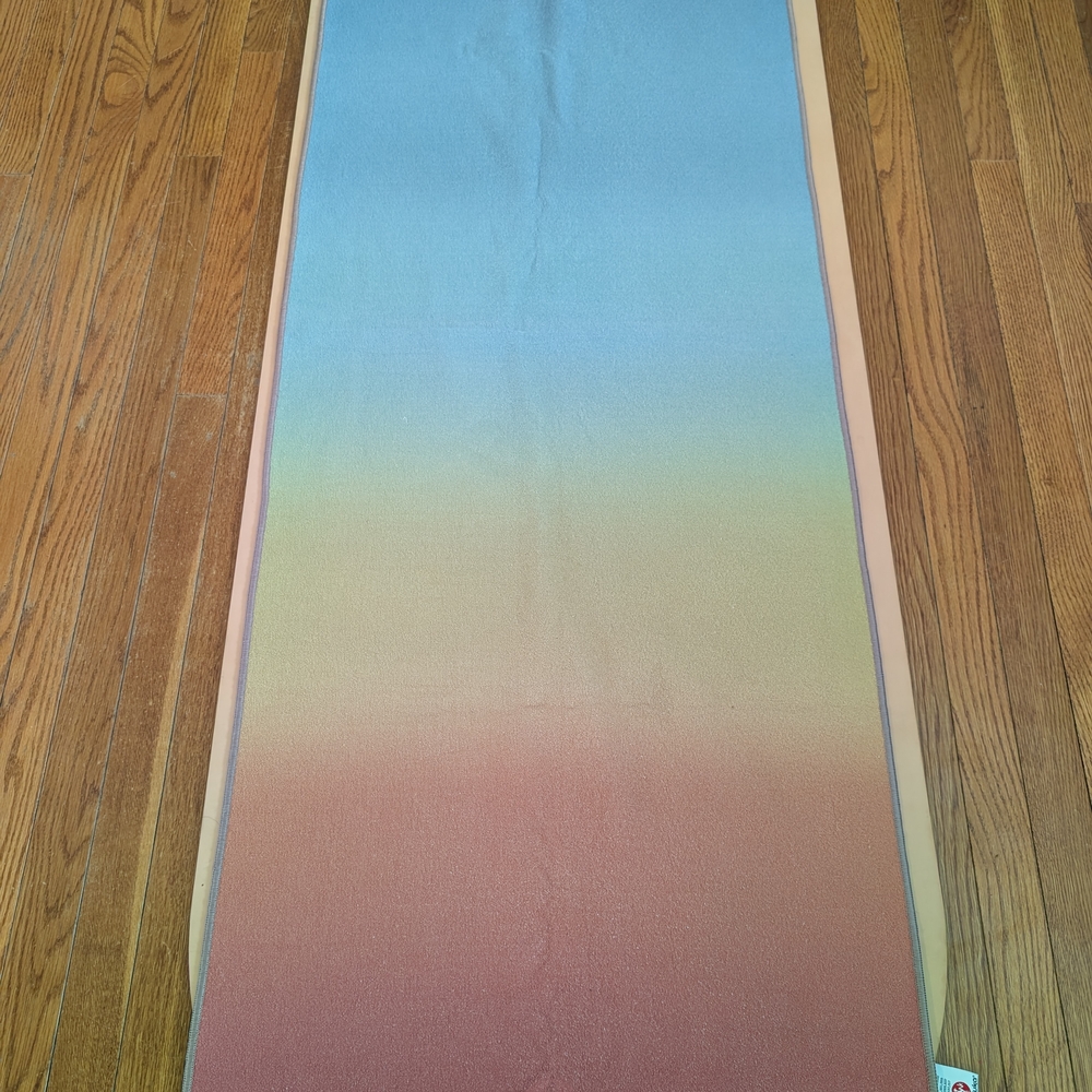 Manduka Red and Tan Yoga Mat